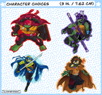 Image 1 of Rise of the TMNT Good Future Keychains 