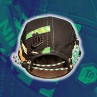 Image 3 of Camo/Black NIKE TN 5 panel hat (1/3)