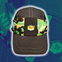 Image 1 of Camo/Black NIKE TN 5 panel hat (1/3)