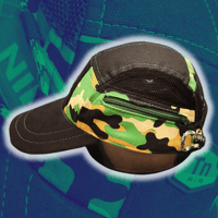 Image 4 of Camo/Black NIKE TN 5 panel hat (1/3)