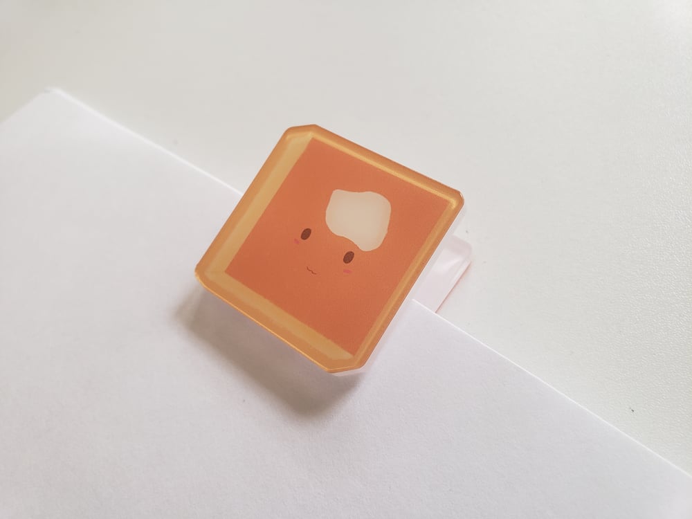 Image of Cornbread Acrylic Paper Clip | Adorable Black Stationery