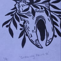 Image 2 of Growing Pains II Linocut Print