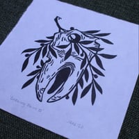 Image 3 of Growing Pains II Linocut Print