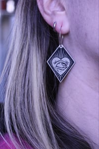 Image 4 of Eye Stainless Steel Earrings