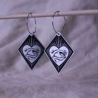 Image 1 of Eye Stainless Steel Earrings