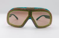 Image 2 of Oversized Embellished Sunglasses