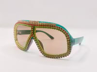 Image 1 of Oversized Embellished Sunglasses
