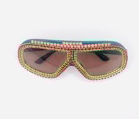 Image 3 of Oversized Embellished Sunglasses