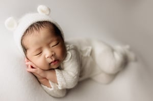 Image of Newborn Bear Bonnet - 18 colors