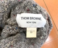 Image 5 of Thom Browne knit wool beanie cap, made in Ireland