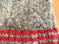 Image 4 of Thom Browne knit wool beanie cap, made in Ireland