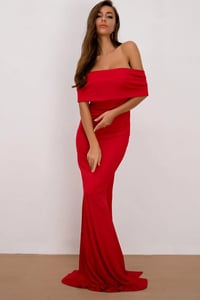 Image 1 of LEXI Off-Shoulder Maxi Dress