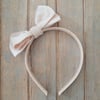 Crincled Satin/Chiffon Headband