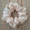 Crincled satin chiffon Scrunchie