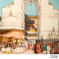 Image 2 of High Gate in Ajmer | Hiroshi Yoshida - 1931 | Art Poster | Vintage Poster