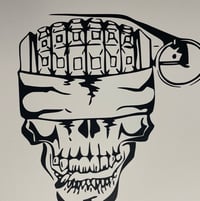 Grenade Skull Vinyl Decal