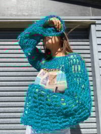 Image 2 of electric blue bolero