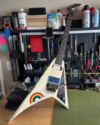 Image 3 of Wes Borland guitar stickers Jackson RR1 Limp Bizkit rainbow decal