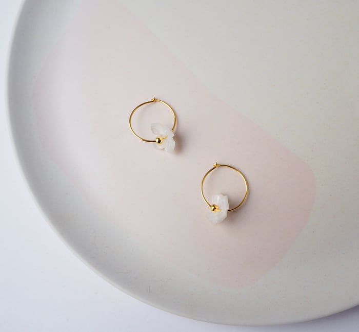 Bloom Hoop Earrings