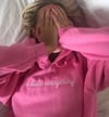 i hate everything pink hoodie 
