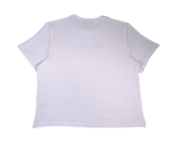 Image 2 of T-Shirt BIANCA ad uncinetto di cotone 