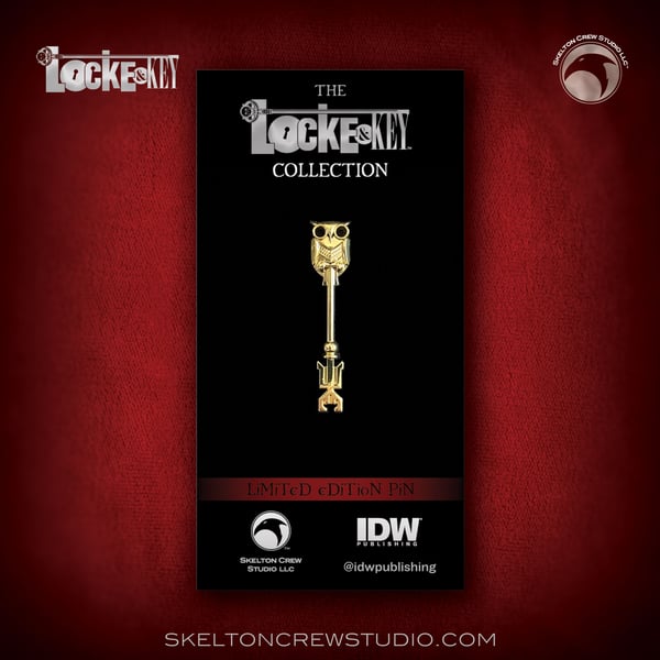Image of Locke & Key: Owl Key Pin!
