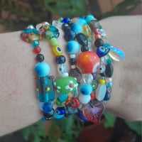 Image 1 of Evil Eye Candy Bracelet