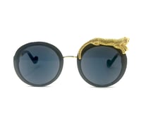 Image 2 of Black Round Jaguar Sunglasses