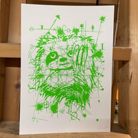 Image of Green Sloth Screenprint