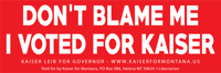 Don't blame me sticker