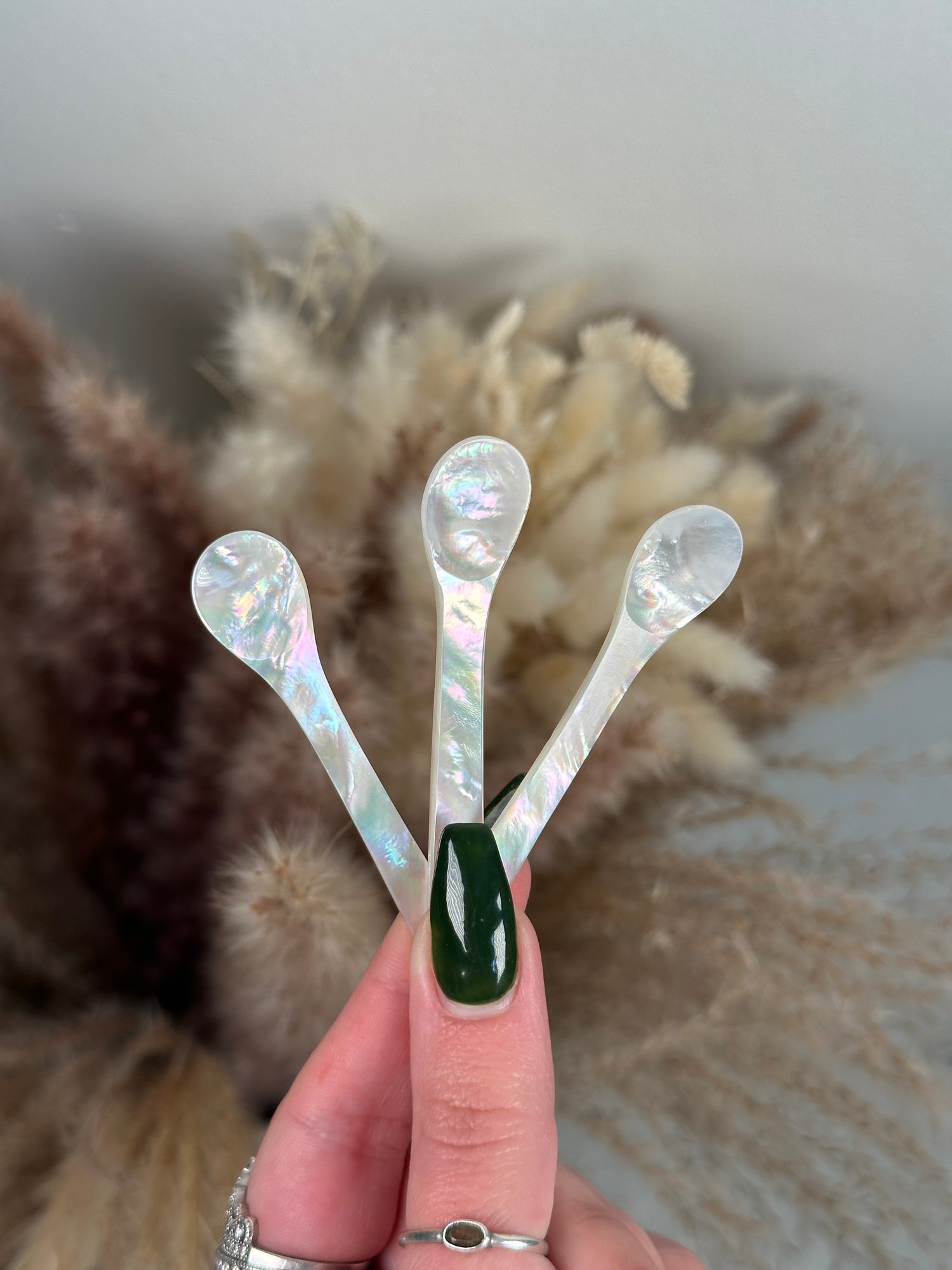 MOTHER OF PEARL MINI SPOONS