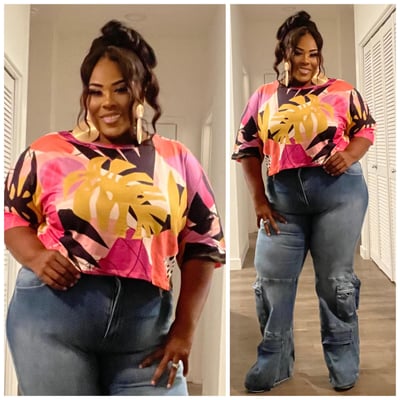 Image of 3PACK MULTI MIX PLUS SIZE TOP