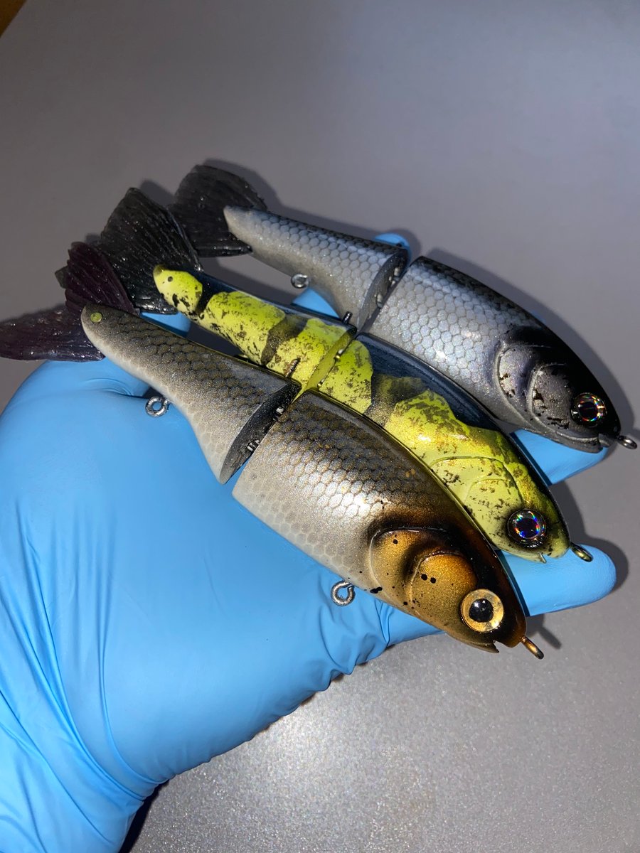 6.5” shiner profile glide bait | Toms Custom Baits