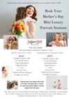 Mothers Day Mini Luxury Portrait Session $25 Retainer 