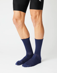 Image 1 of FINGERSCROSSED Classic INDIGO Cycling Socks