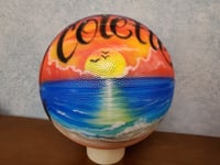 Image of Airbrushed Basketball, Sunset Basketball, Beach Basketball