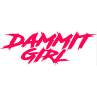 Image 2 of "DAMMMIT GIRL" Decals 