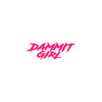 Image 8 of SMALL "DAMMIT GIRL" DECAL