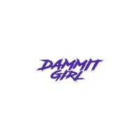 Image 4 of SMALL "DAMMIT GIRL" DECAL