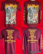 Image of Official Anal Stabwound "Reality Drips Into the Mouth of Indif..." Short/Long Sleeves Maroon Shirts!