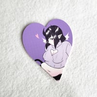 Devil Cutie Heart Sticker