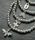 Eloise sterling silver bead bracelets with charms Image 4