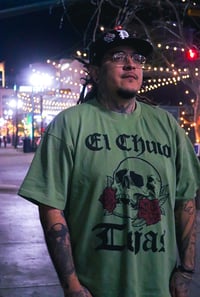 el chuco tejas vintage green tee