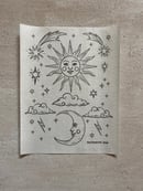 Image 1 of Stick & Stitch Embroidery Pattern Set - Celestial