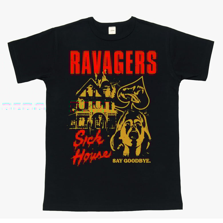 Image of RAVAGERS SICK HOUSE YELLOW TSHIRT