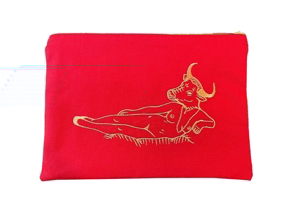 Cotton pouch- Lady Bull