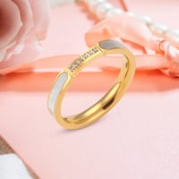 Image 1 of Gold Six Stone CZ Ring