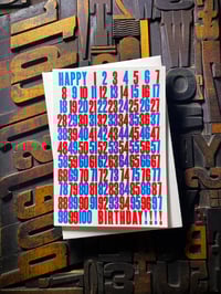 Image 3 of Every birthday | letterpress card