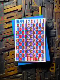 Image 4 of Every birthday | letterpress card