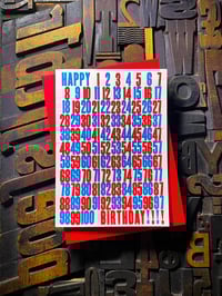 Image 5 of Every birthday | letterpress card